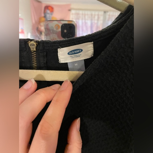 Old Navy Black Boat Neck Tank A-Line M - Picture 3 of 6